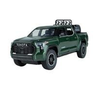 Modèle De Voiture De Simulation en Métal Moulé sous Pression pour Toyota Tundra Pickup 1:22 Cadeau(Green)