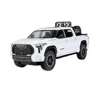 Modèle De Voiture De Simulation en Métal Moulé sous Pression pour Toyota Tundra Pickup 1:22 Cadeau(White)