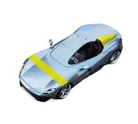 Modèle De Voiture De Sport en Alliage Ferrari Monza SP1 À L'échelle 1:18 Édition Collector Monoplace Rouge(Gray)