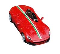 Modèle De Voiture De Sport en Alliage Ferrari Monza SP1 À L'échelle 1:18 Édition Collector Monoplace Rouge(Red)