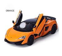 Modèle De Voiture De Sport Mclaren 600lt En Alliage, Jouet Moulé Sous Pression 1:32, Simulation De Son, Lumière, Voiture, Super-Voiture, Cadeau