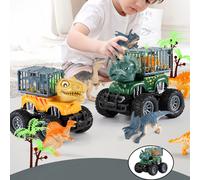 Modèle De Voiture De Transport De Dinosaures, Grands Véhicules, Voitures Jouets, Cadeaux Pour Enfants Garçons Filles, Décor De Table De Jeu
