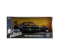 Modèle de voiture de ville - JADA TOYS - Nissan Skyline 2000 GT-R - Noir - Licence Fast and Furious