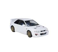 Modèle de Voiture Double Ouverte en Alliage pour Subaru Impreza 22b 1:18 Souvenir Affichage Statique Ornement(White)