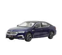 Modèle de Voiture en Alliage 1 18 pour SAIC Skoda New Mingrui 2021 Ornements Collection présentoir Souvenirs(Bleu)