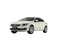 Modèle De Voiture en Alliage 1:18 pour Volvo S60 S60L 2018 Ornement Statique Collection Souvenir Voiture Miniature De Collection(White)