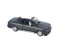 Modèle De Voiture en Alliage Argenté pour BMW M3 E300, Cabriolet, Échelle 1:43, Jouet, Décoration, Cadeau, Collection De Loisirs Jouets Non RC(Noir)