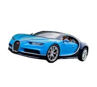 Modèle De Voiture en Alliage Bugatti Chiron 1:24 pour Collection Cadeaux Commémoratifs De Noël Voiture Miniature De Collection(Blue)