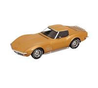 Modèle De Voiture en Alliage Chevrolet Corvette C3 À L'échelle 1/18 avec Capot Supérieur Doré Amovible Collection nostalgique