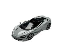 Modèle De Voiture en Alliage Gris pour McLaren 750S Spider Cirrus #973 1:64 Ornements De Supercar Miniature De Collection