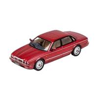 Modèle De Voiture en Alliage Moulé sous Pression Jaguar XJ XJR X300 Sports Edition 1:64 Voiture Miniature De Collection(Red)