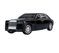 Modèle De Voiture en Alliage Moulé sous Pression, Modèle en Métal 1:24 pour Rolls Royce Phantom Décoration(Black)