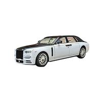Modèle De Voiture en Alliage Moulé sous Pression, Modèle en Métal 1:24 pour Rolls Royce Phantom(White)