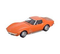 Modèle De Voiture en Alliage Orange, Échelle 1/18 pour Chevrolet Corvette C3 Ornement Statique en Métal Collection nostalgique