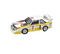 Modèle De Voiture en Alliage pour Audi Quattro Sport E2 Night War Edition 4WD 1986 S1 Véhicule De Collection Jouets 1/43 Jouets Non RC
