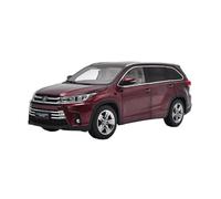 Modèle De Voiture en Alliage Simulé pour Toyota Highlander 2018 Échelle 1:18 Moulage sous Pression Affichage Statique