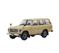Modèle De Voiture en Alliage Toyota Rand Land Cruiser LC60 1:18 Collection De Simulation Ornement Voiture Miniature De Collection(Yellow)