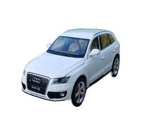 Modèle De Voiture en Métal Moulé sous Pression pour Audi Q5 SUV 1:32 avec Simulation Sonore Et Lumineuse Cadeau De Collection(White)