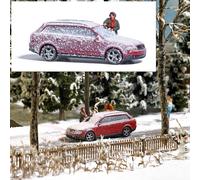 Modèle De Voiture En Neige + Figurine Set D'Action HO/OO Gauge Busch 7859