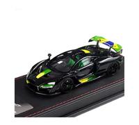 Modèle De Voiture en Résine McLaren Senna GTR Édition Limitée Collection Ornements Affichage Passe-Temps Échelle 1:43 Miniature De Collection(Black)