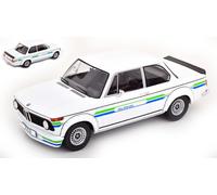 MODÈLE DE VOITURE ÉPOQUE STATIQUE BMW 2002 ALPINA 1973 BLANC MODELISME ÉCHELL...
