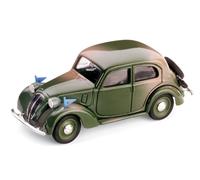 MODÈLE DE VOITURE ÉPOQUE STATIQUE BRUMM FIAT 1100 FORCES ARMÉES 1937-39 ÉCHEL...