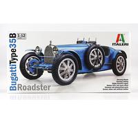 MODÈLE DE VOITURE ÉPOQUE STATIQUE ITALIEN BUGATTI TYPE 35B ROADSTER 1927 ÉCHE...