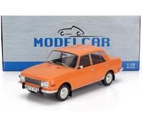 MODÈLE DE VOITURE ÉPOQUE STATIQUE WARTBURG 353 1967 ORANGE MODÉLISME ÉCHELLE ...