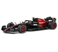 MODÈLE DE VOITURE F1 STATIQUE SOLIDE ALFA ROMEO C43 #24 ESPAGNE GP 2023 ZHOU ...
