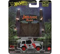Modèle De Voiture JURASSIC PARK 1992 JEEP WRANGLER 7Cm Hot Wheels POP CULTURE
