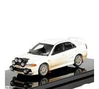 Modèle De Voiture Moulé 1:64 pour Mitsubishi Lancer Evolution IV, Jouets D'exposition À Collectionner