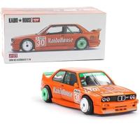Modèle de voiture moulé sous pression compatible avec Kaido House x Mini GT 1:64 BMW M3 KAIDOHAUS V1 Orange Limited Edition KHMG177