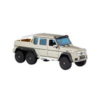 Modèle De Voiture Moulé sous Pression Statique À L'échelle 1:24 pour Mercedes-Benz Classe G AMG G63 6×6 Décoration De Collection(Gold)