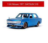 Modèle De Voiture Nissan Datsun 1971 1:24 En Alliage Moulé Sous Pression, Décoration De Voiture, Jouet Cadeau De Collection