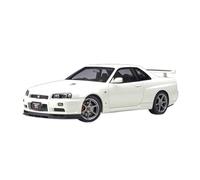 Modèle De Voiture Nissan Skyline GT R34 V-Spec 1/18 Collection De Loisirs Exposition Souvenir Miniature De Collection(White)