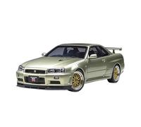 Modèle De Voiture Nissan Skyline GT R34 V-Spec 1/18 Collection De Loisirs Exposition Souvenir Miniature De Collection(Green)