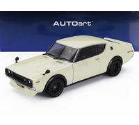 MODÈLE DE VOITURE STATIQUE AUTOART NISSAN SKYLINE 2000 GT-R COUPÉ 1973 BLANC ...