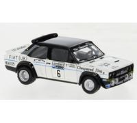 Brekina 22660 - 1/87 Fiat 131 Abarth, No.6, Royaume-Uni, Rac Course, T.Makinen ,