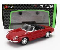 MODÈLE DE VOITURE STATIQUE BURAGO ALFA ROMEO DUETTO 1600 SPIDER OPEN 1966...