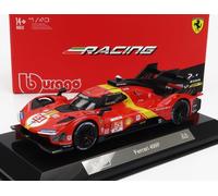 MODÈLE DE VOITURE STATIQUE BURAGO FERRARI 499P LE MANS 2023 CALADO...
