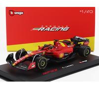 MODÈLE DE VOITURE STATIQUE BURAGO FERRARI F1 SF23 MONZA GP 2023 LECLERC VITRI...