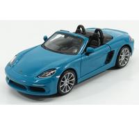 Burago-Porsche 718 Bleu à l'échelle 1:24 (18-21087B) Bleu G
