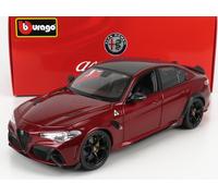 MODÈLE DE VOITURE STATIQUE DIECAST ALFA ROMEO JULIA GTA 2020 ROUGE ÉCHELLE 1/18