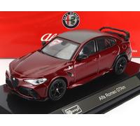 MODÈLE DE VOITURE STATIQUE DIECAST ALFA ROMEO JULIA GTAM 2020 ROUGE MODÉLISME...