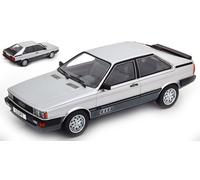 MODÈLE DE VOITURE STATIQUE DIECAST AUDI COUPE GT 1980 ARGENT MODELISME ÉCHELL...