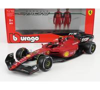 MODÈLE DE VOITURE STATIQUE DIECAST FERRARI F1-75 #55 2022 SAINZ MODÉLISME 1/18