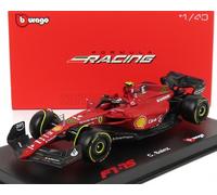 MODÈLE DE VOITURE STATIQUE DIECAST FERRARI F1-75 #55 2022 SAINZ MODÉLISME 1/43