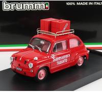 BRUMM 1/43 FIAT 600D SADOMASAX TARANTO 1960 MODÈLE STATIQUE DIECAST