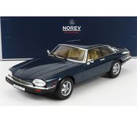 MODÈLE DE VOITURE STATIQUE DIECAST JAGUAR XJ-S COUPÉ 1988 BLEU MODELISME ÉCHE...