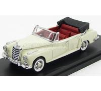 MODÈLE DE VOITURE STATIQUE DIECAST MERCEDES 300D CABRIOLET 1958 BLANC ÉCHELLE...